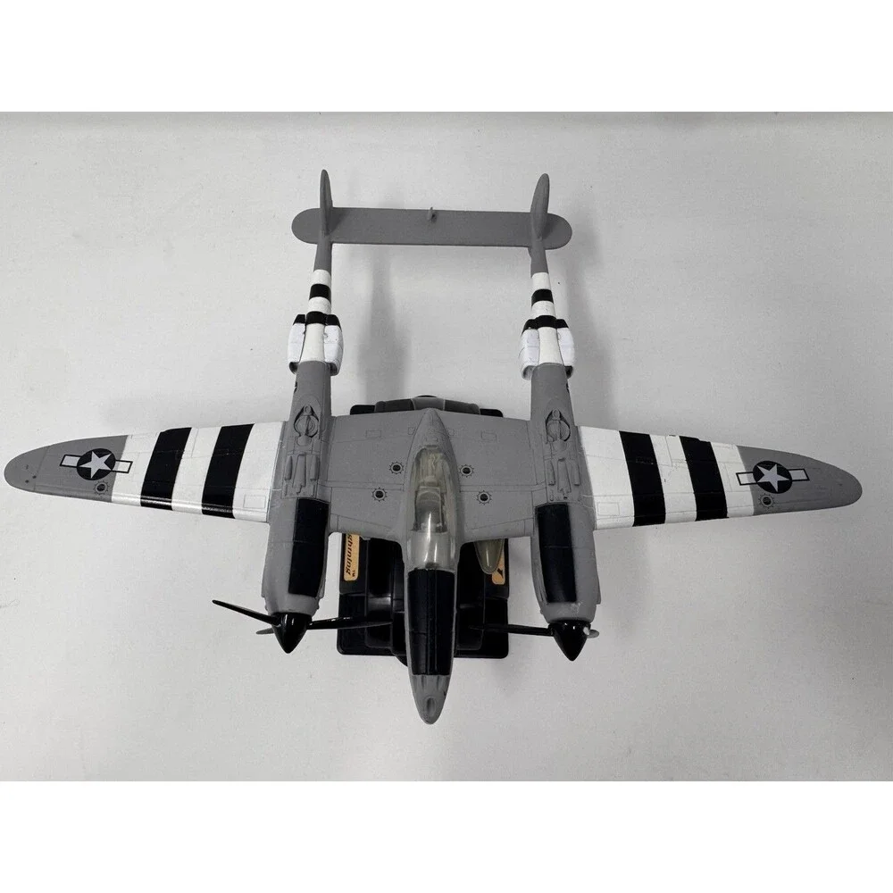 Lockheed P-38 Lightning Airplane w Stand 1:60 Scale Model